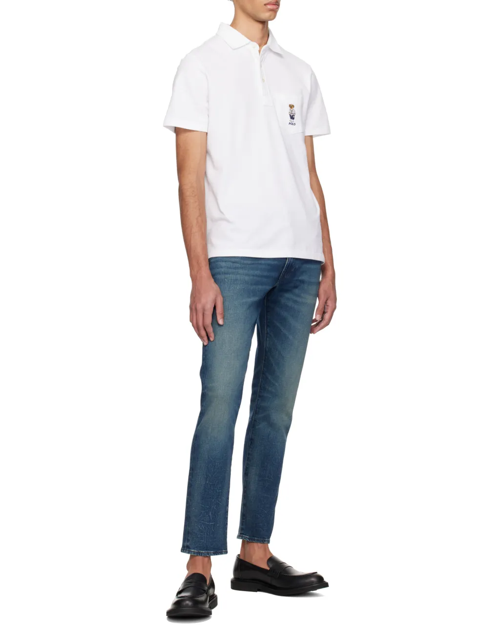 Polo Bear-Patch Polo Shirt