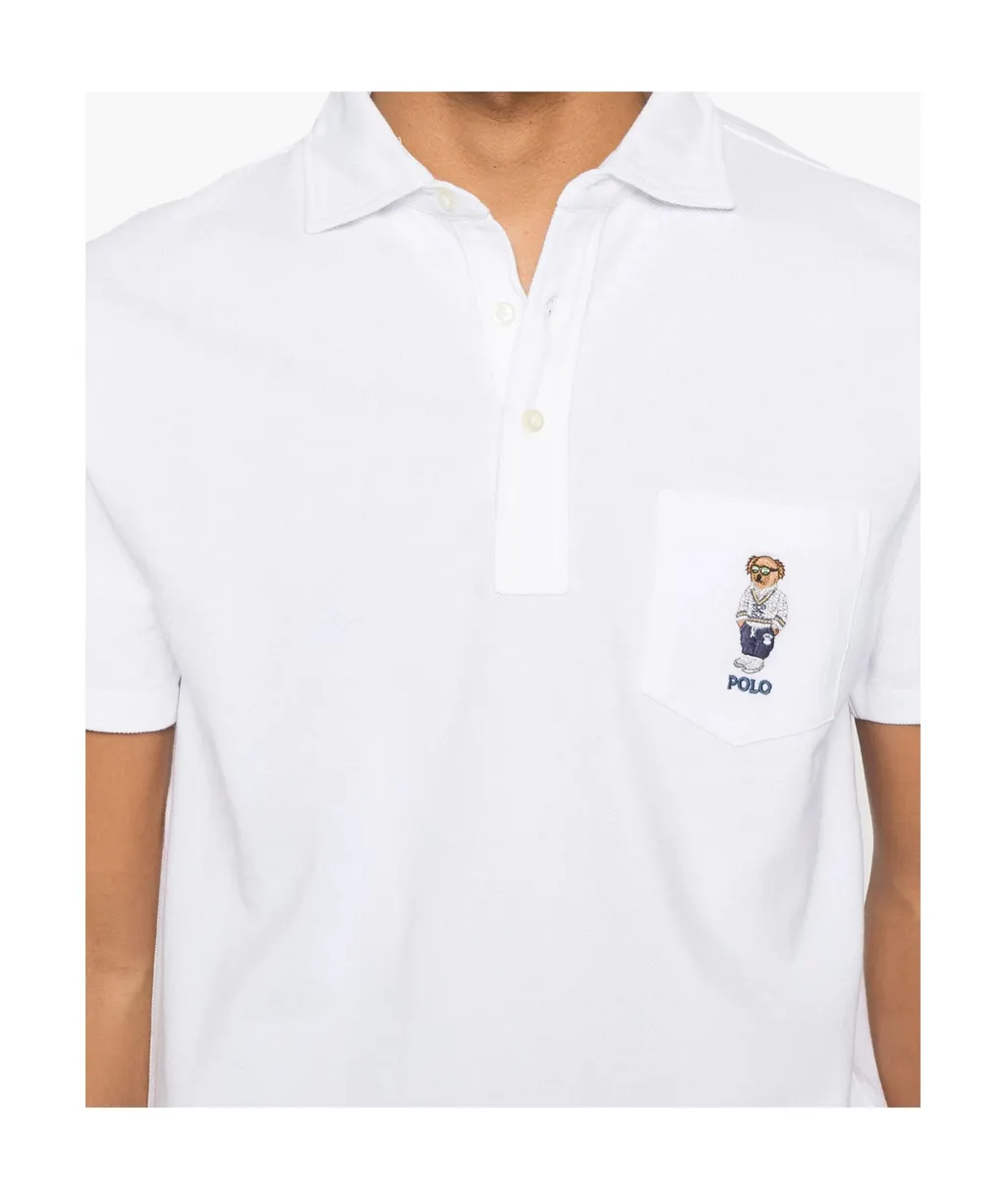 Polo Bear-Patch Polo Shirt