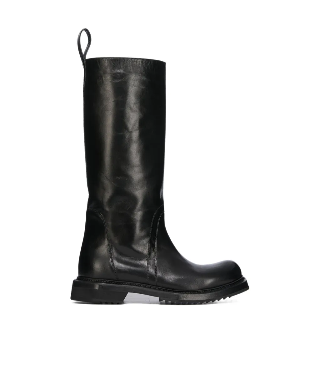Cyclops Leather Knee-High Boots