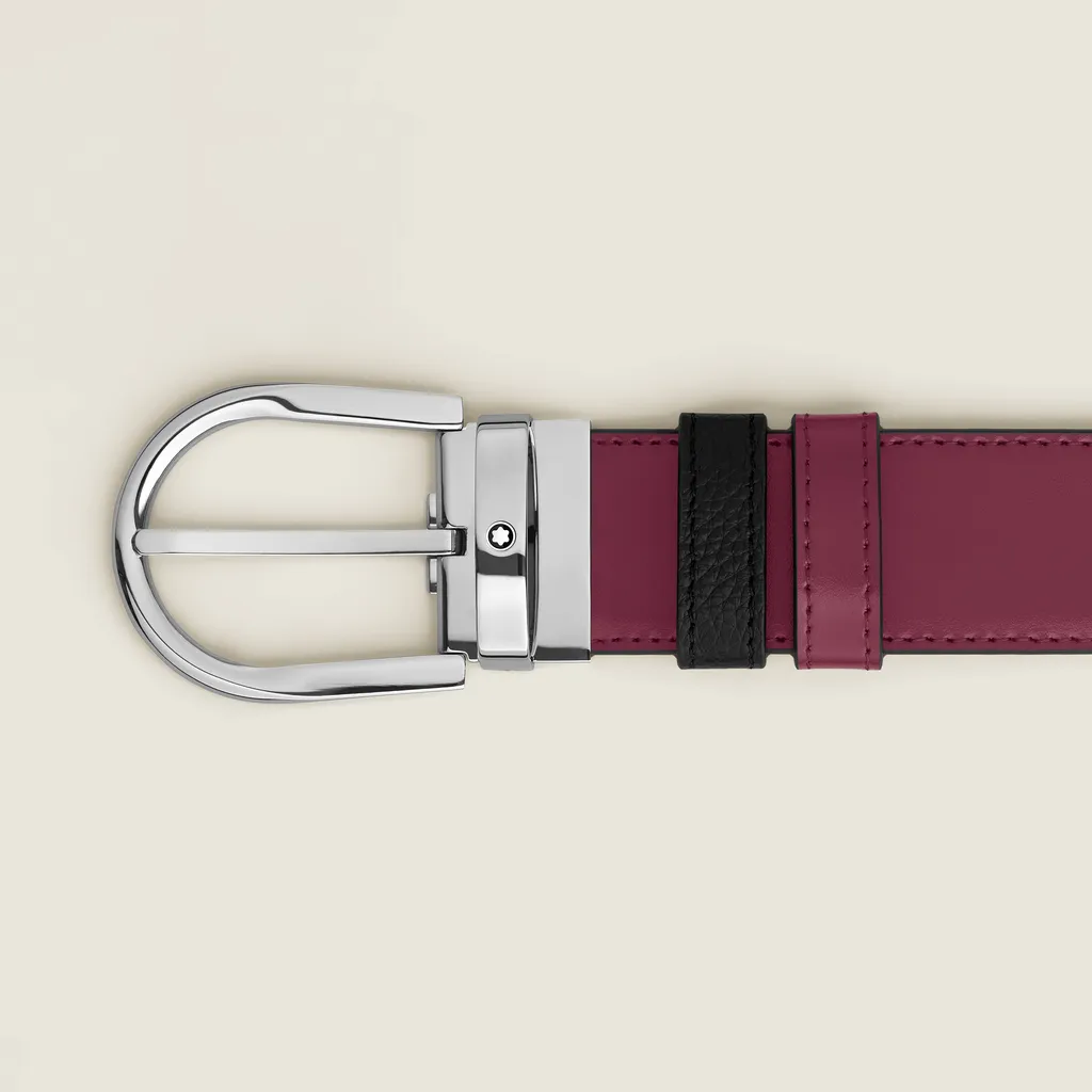 Montblanc Buckle Detailed Reversible Belt
