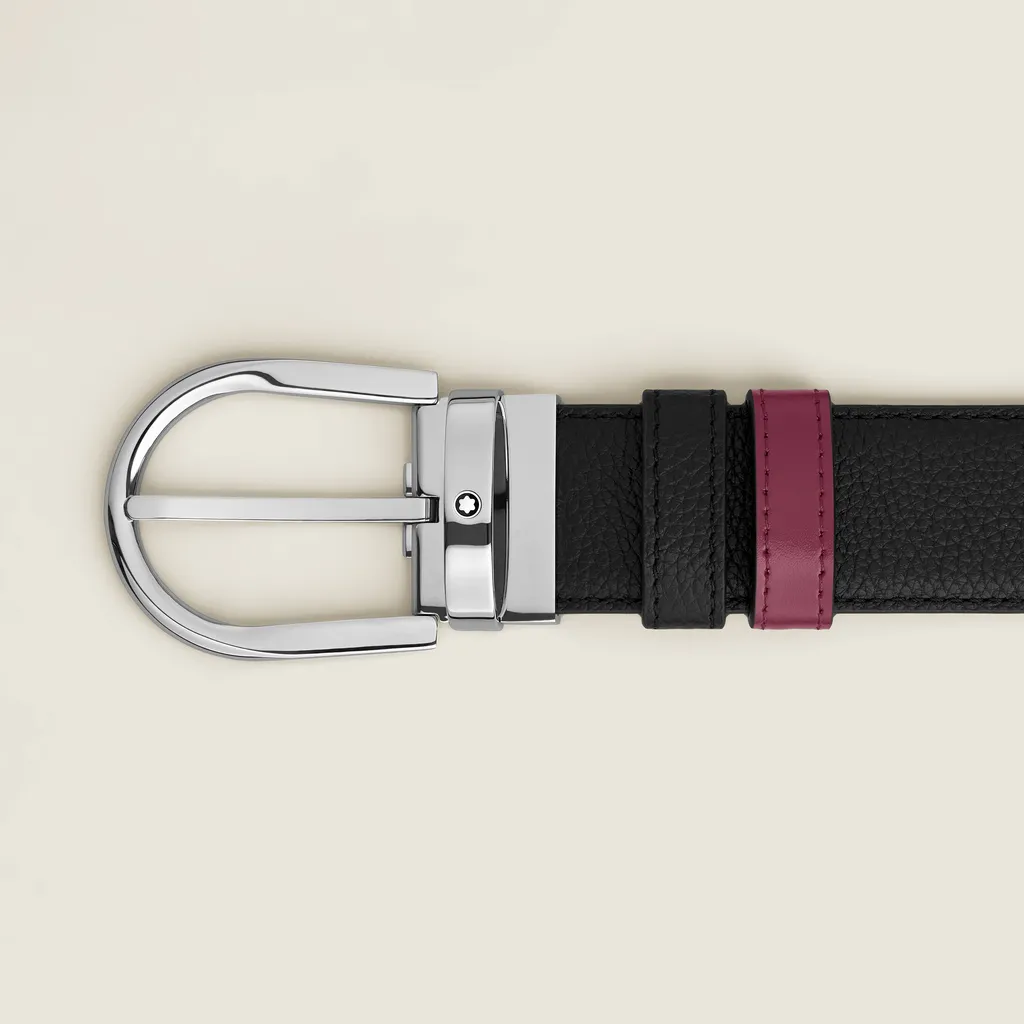 Montblanc Buckle Detailed Reversible Belt