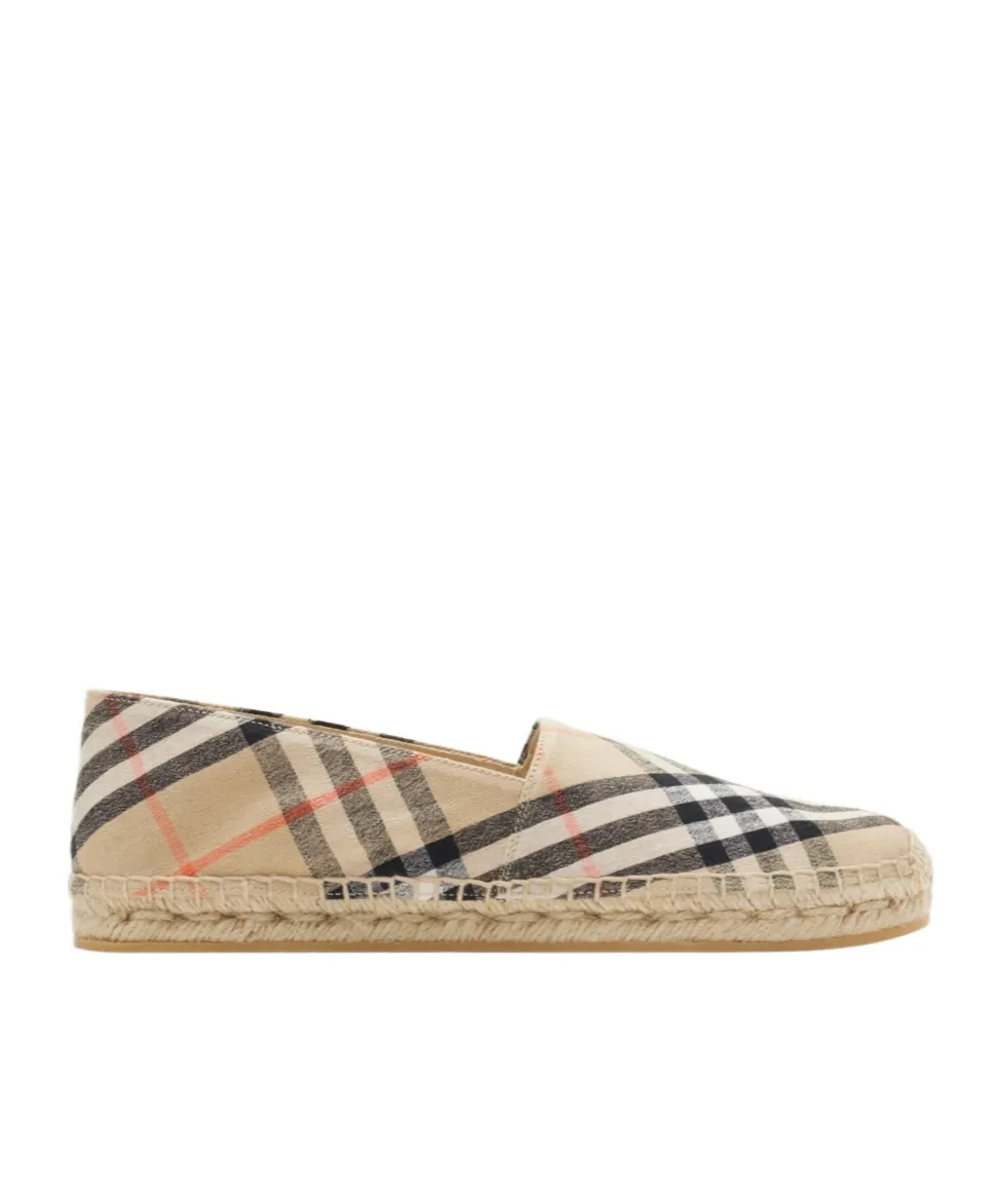 Burberry Check Mews Espadrilles