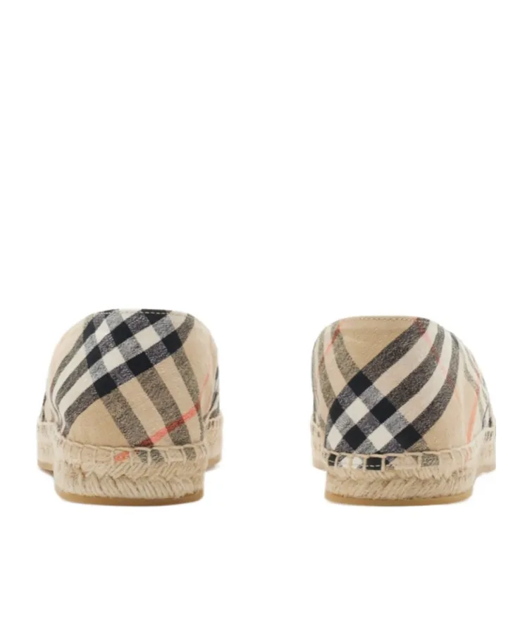 Burberry Check Mews Espadrilles