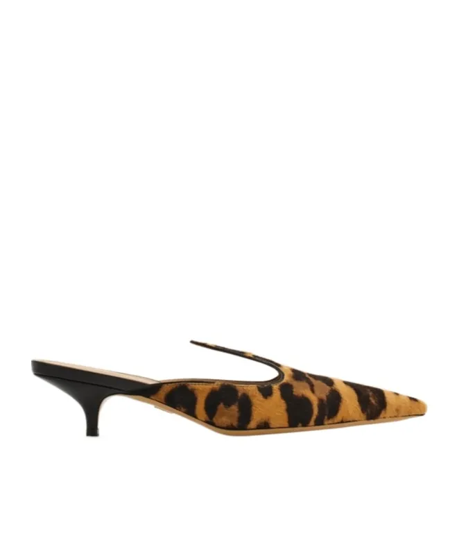 Ferragamo Dorye Pointed-Toe Mules