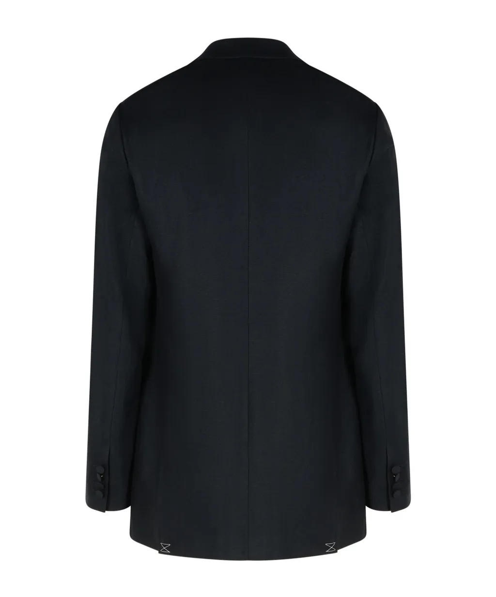 Dries Van Noten Single-Breasted Long-Sleeved Blazer