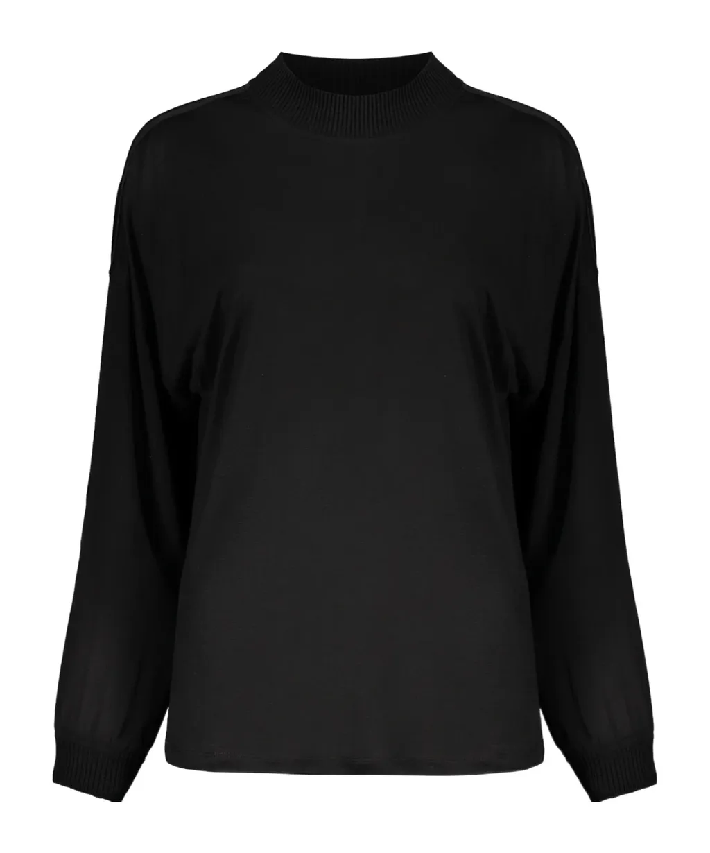 Relaxed-Fit Long-Sleeve Sweater