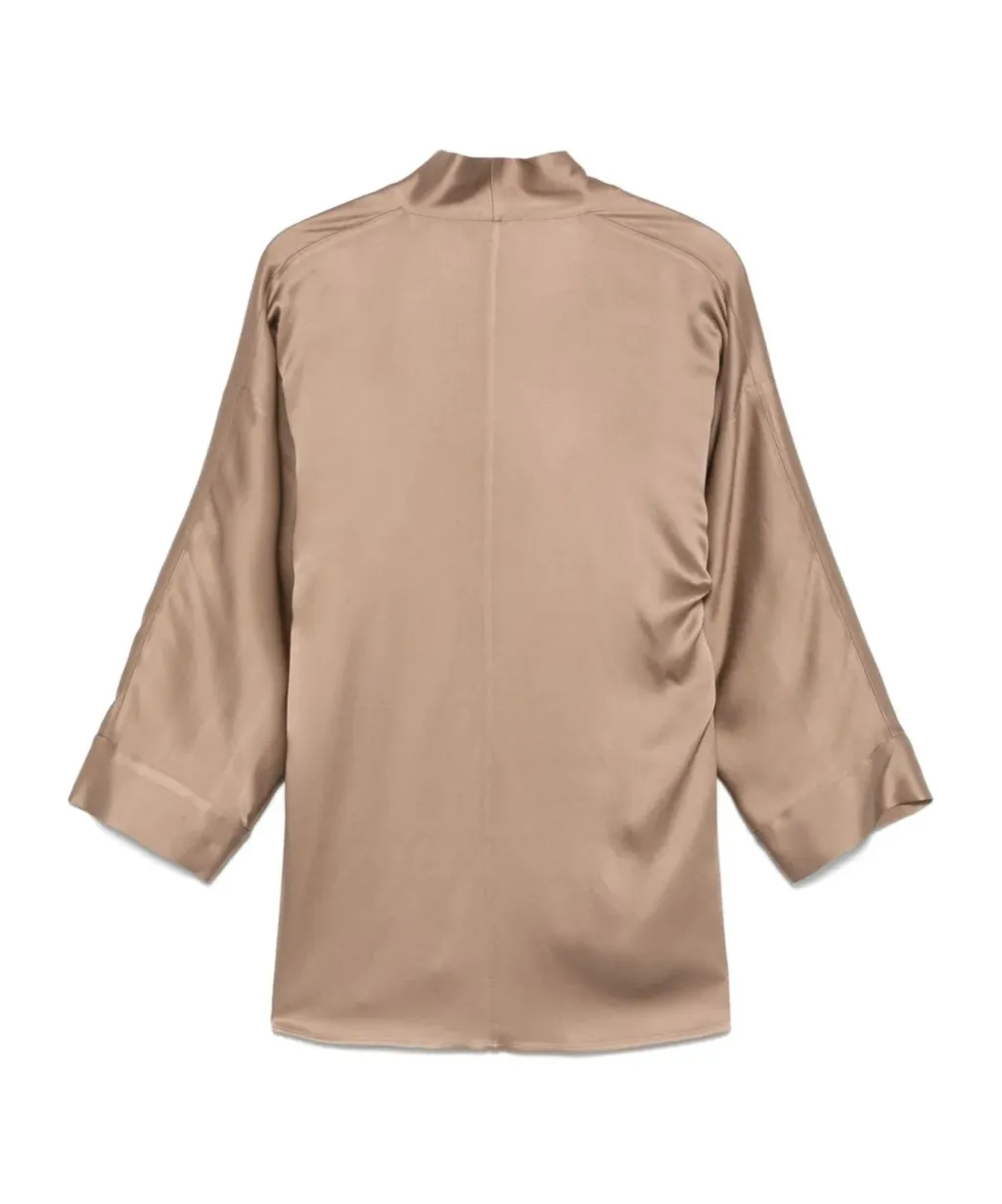 Belted Long-Sleeve Shirt
