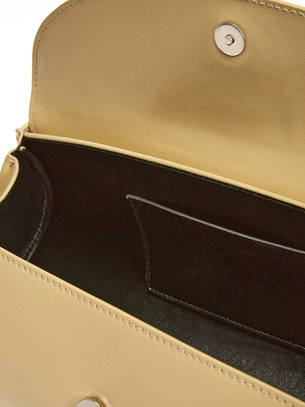Jil Sander Cannolo Logo Stamped Small Shoulder Bag