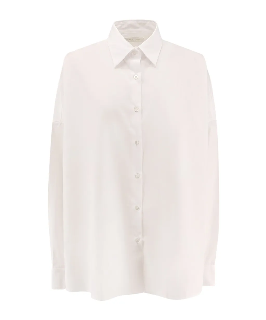 Dries Van Noten Casia Button-Up Long-Sleeved Shirt