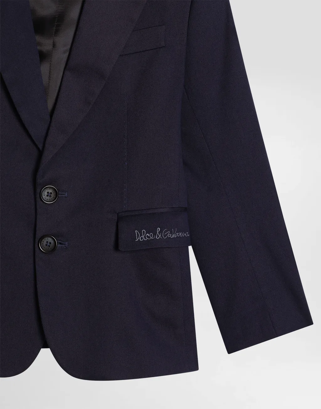 Embroidered Logo Blazer