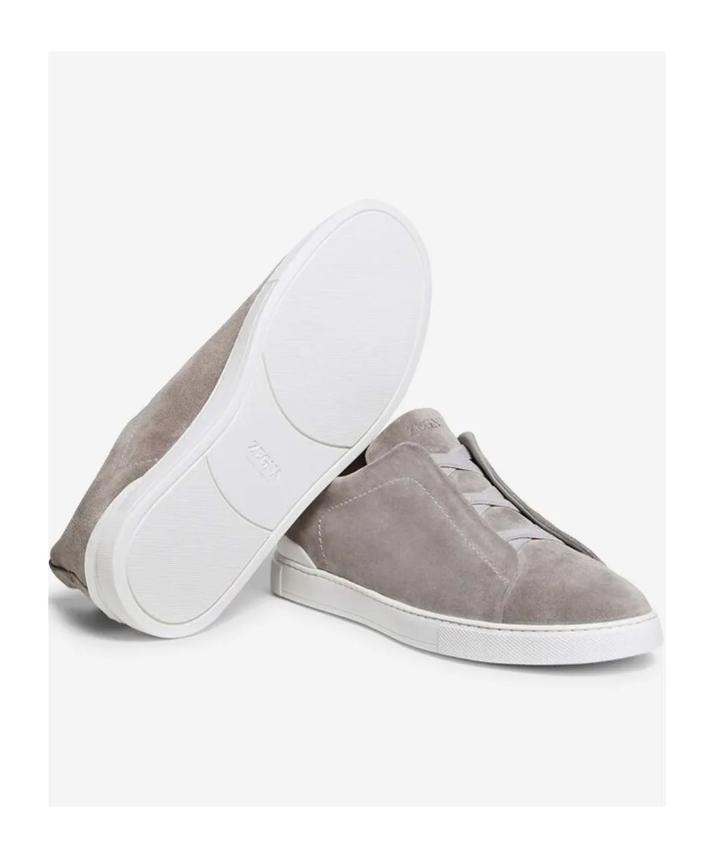 Slip-On Suede Trainers