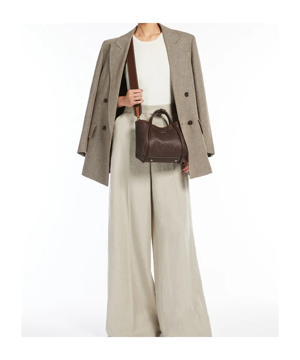 Max Mara Logo Plaque Top Handle Bag