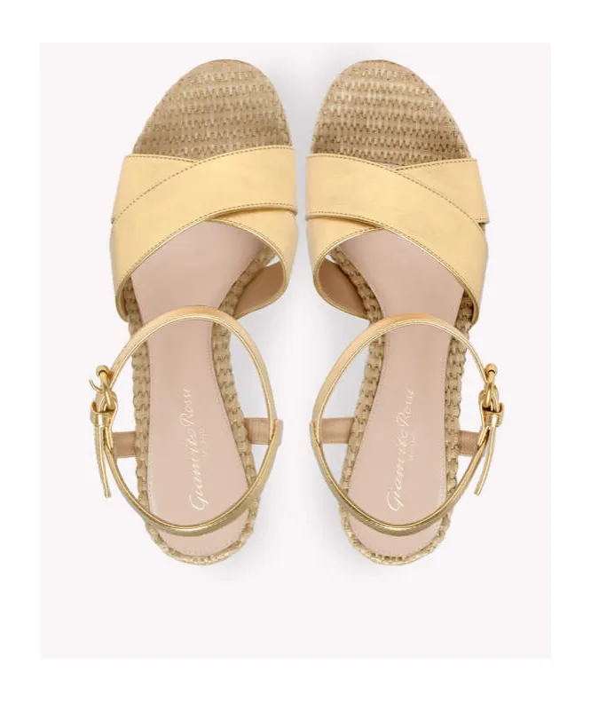 Gianvito Rossi Platform Woven Sandals