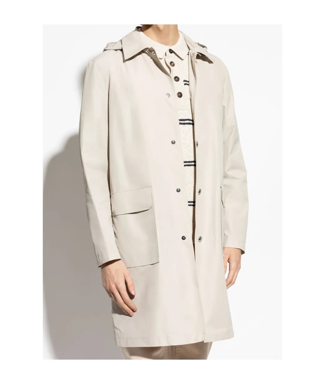 Eleventy Classic Button-Front Coat
