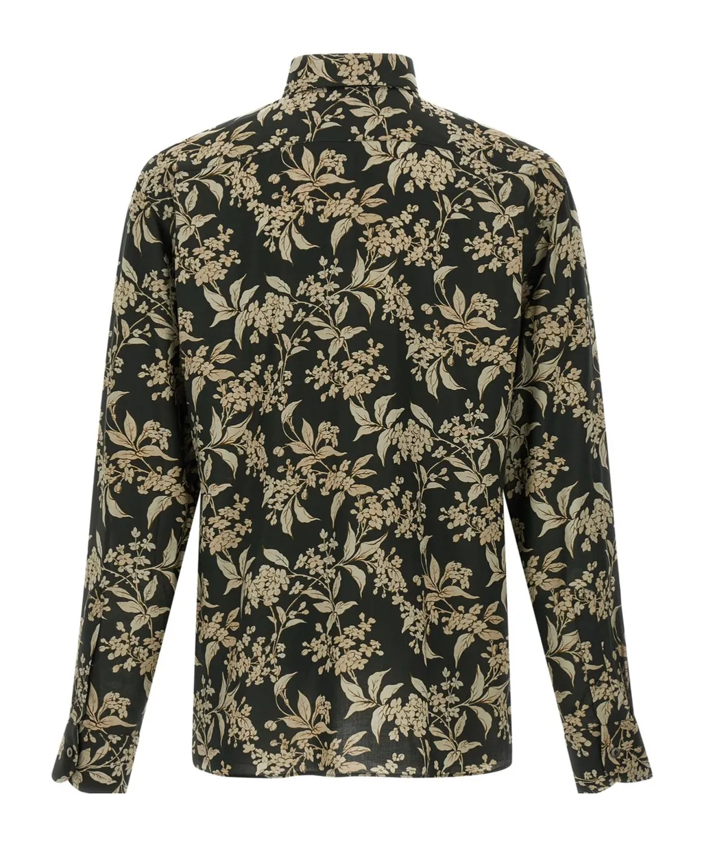 Tom Ford Floral Printed Buttoned Shirt