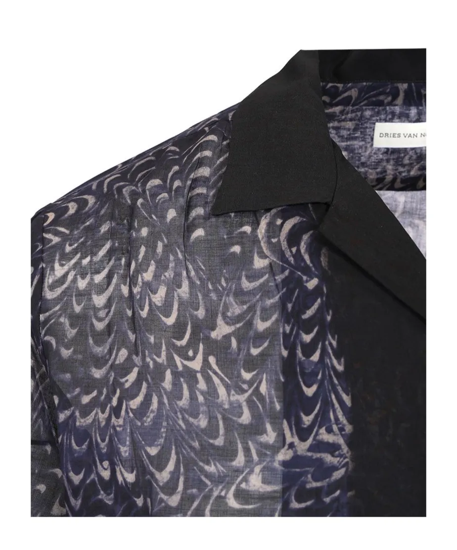 Dries Van Noten Patterned Short-Sleeved Shirt