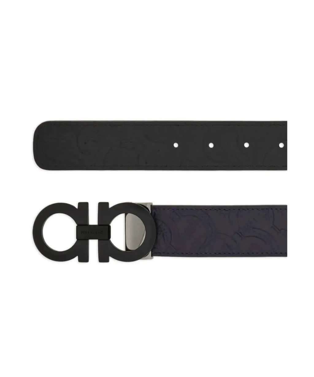 Ferragamo Reversible Gancini Buckle Belt