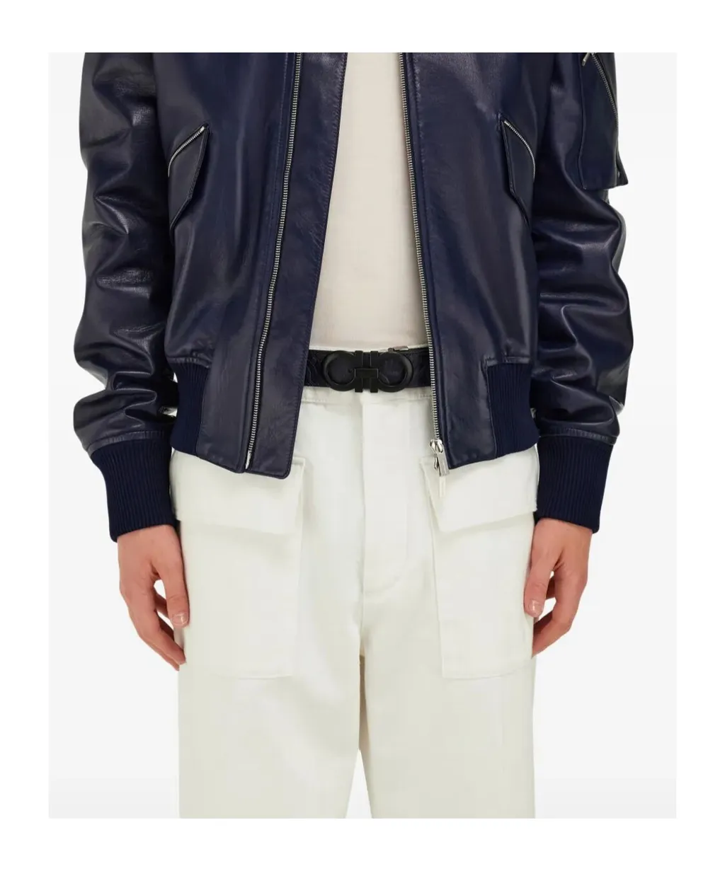 Ferragamo Reversible Gancini Buckle Belt