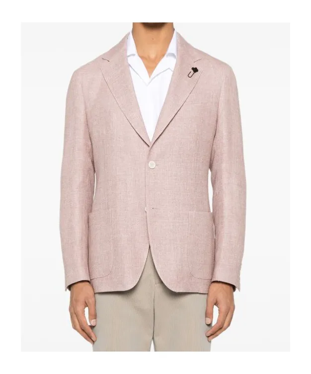 Brooch-Detail Blazer