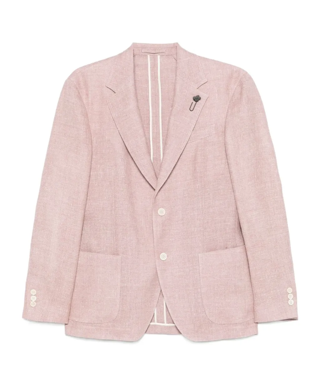 Brooch-Detail Blazer