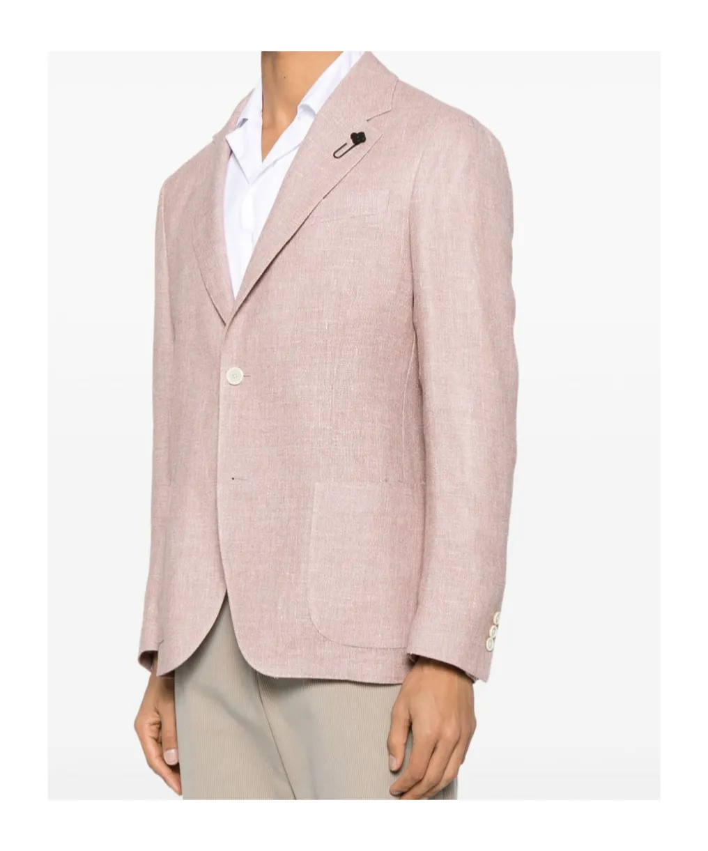 Brooch-Detail Blazer