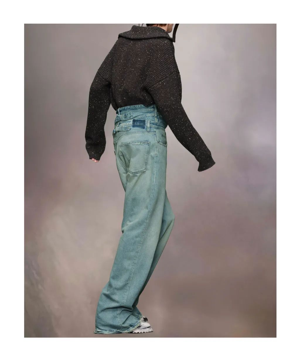 Shetland Wool Zip Sweatshirt