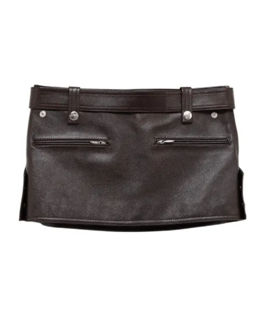 Leather Mini Skirt
