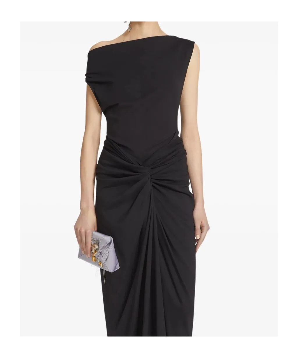 Dries Van Noten Draped Off-Shoulder Top