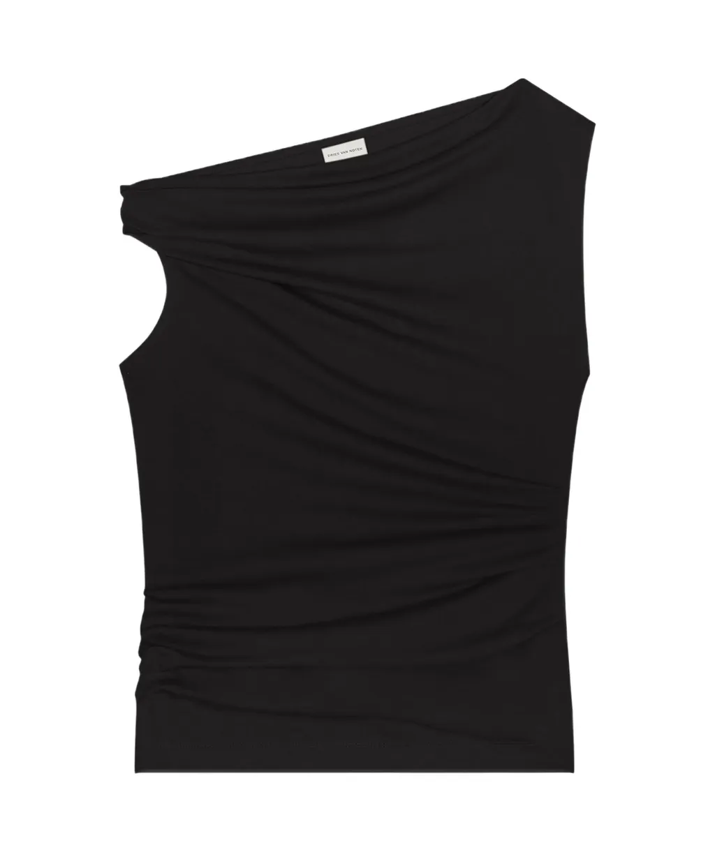 Dries Van Noten Draped Off-Shoulder Top