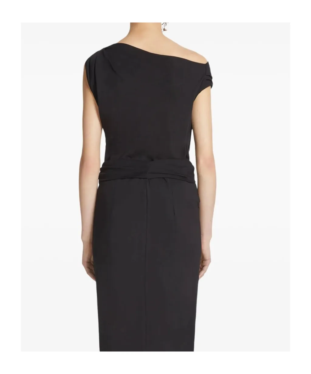 Dries Van Noten Draped Off-Shoulder Top