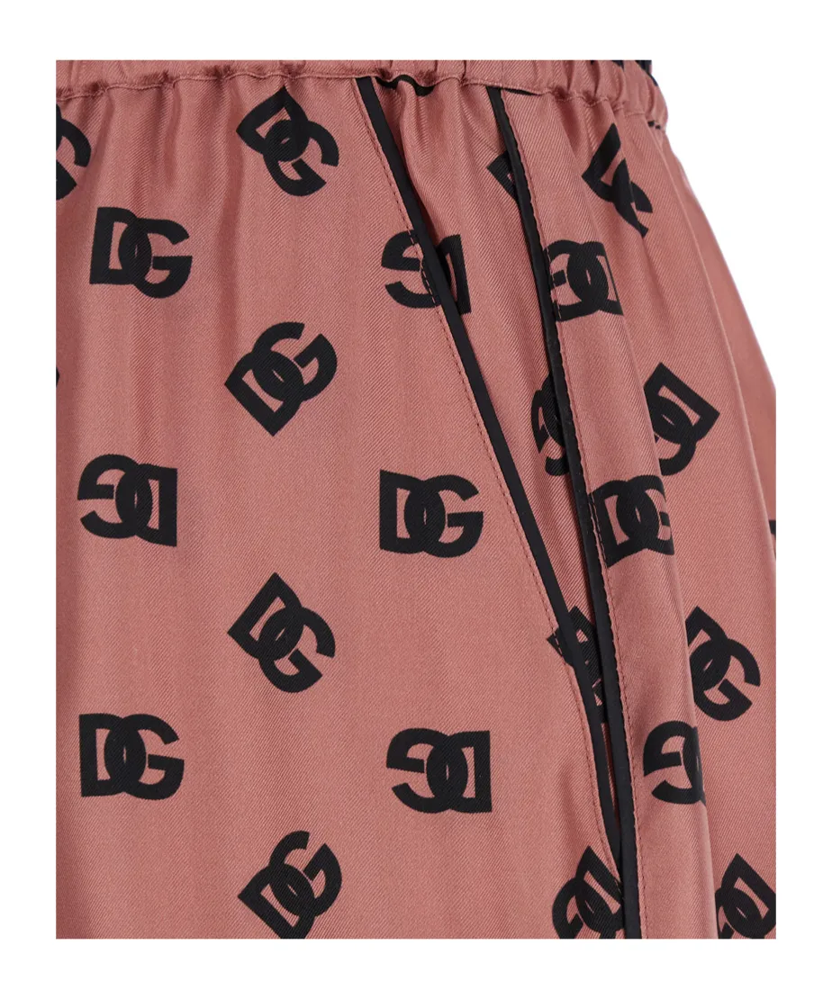 Dolce & Gabbana Dg Logo Printed Shorts