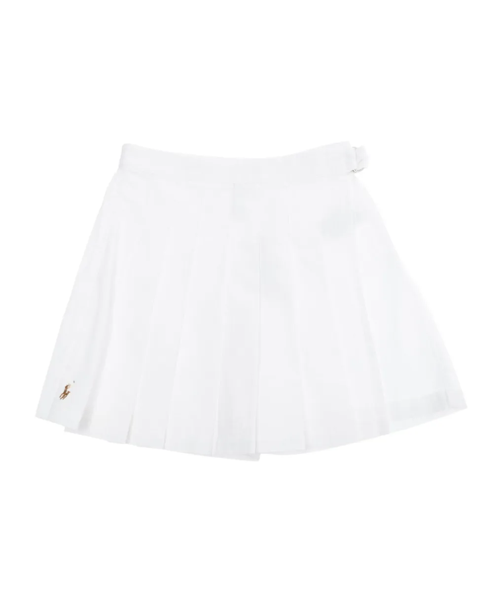 Polo Ralph Lauren Kids Buckled Pleated Skirt