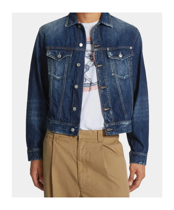 Dsquared2 Be Cool Be Nice Wash L.A. Jean Jacket