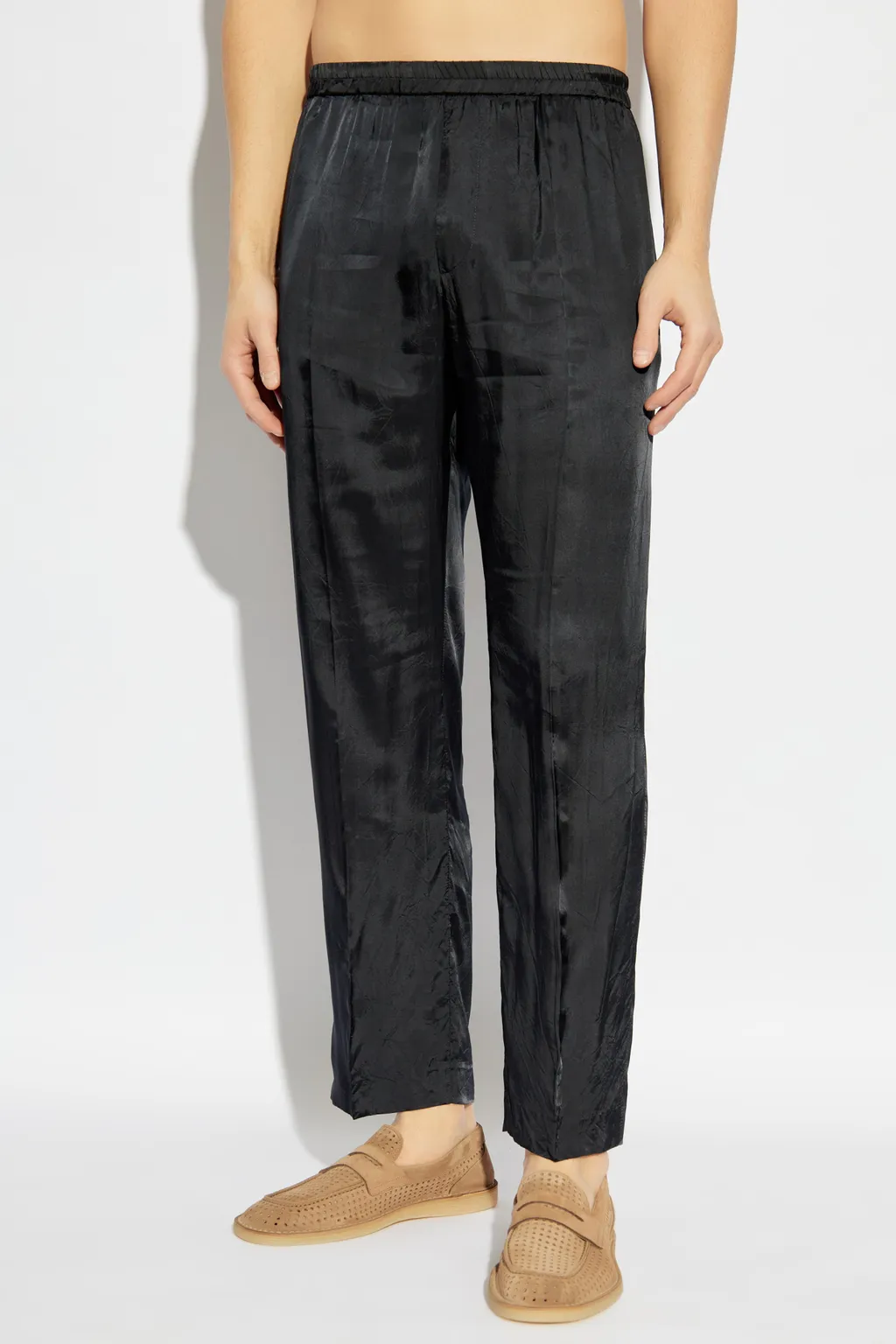Elastic Waist Casual Pants
