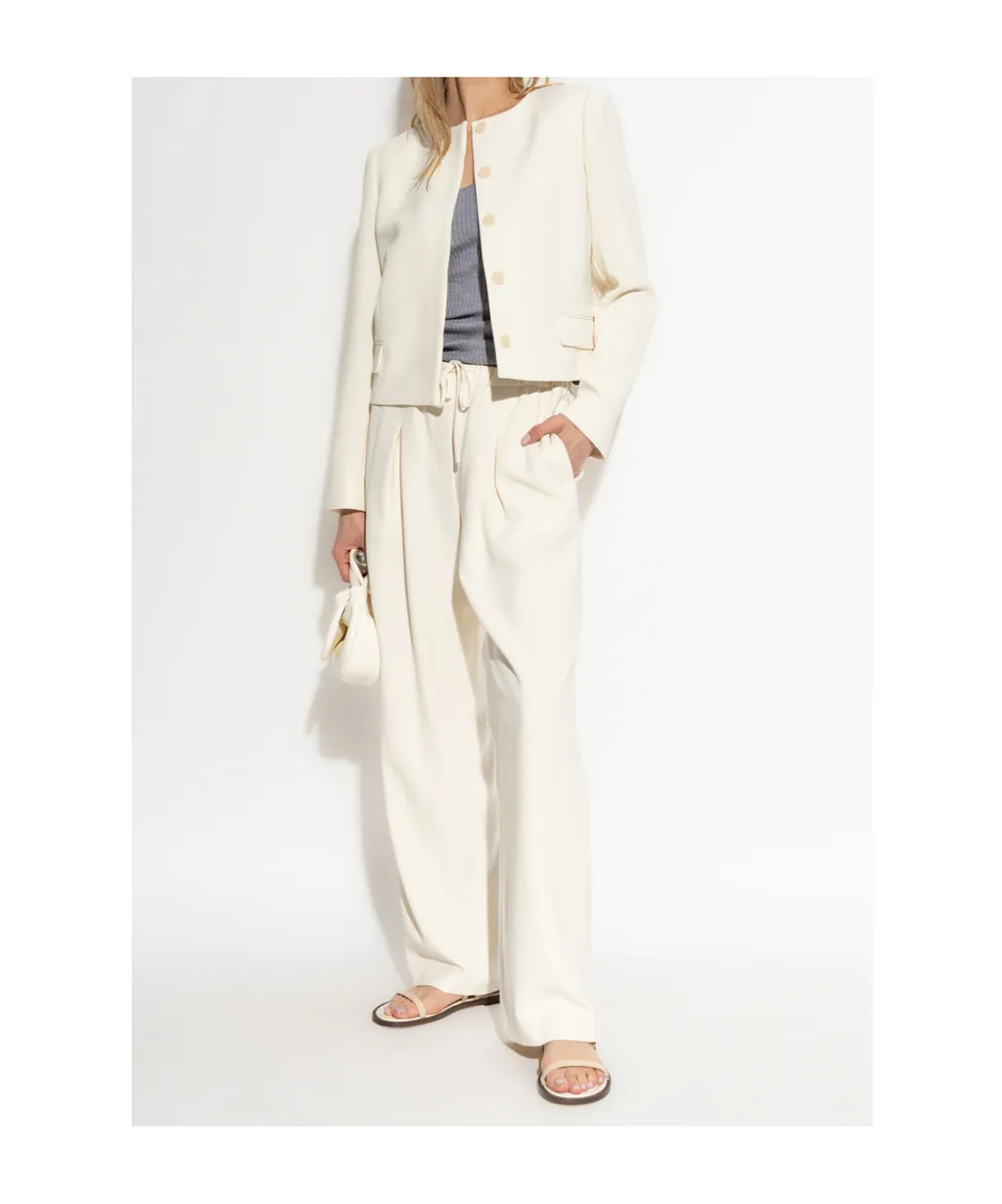 Theory Drawstring Pleated Pants