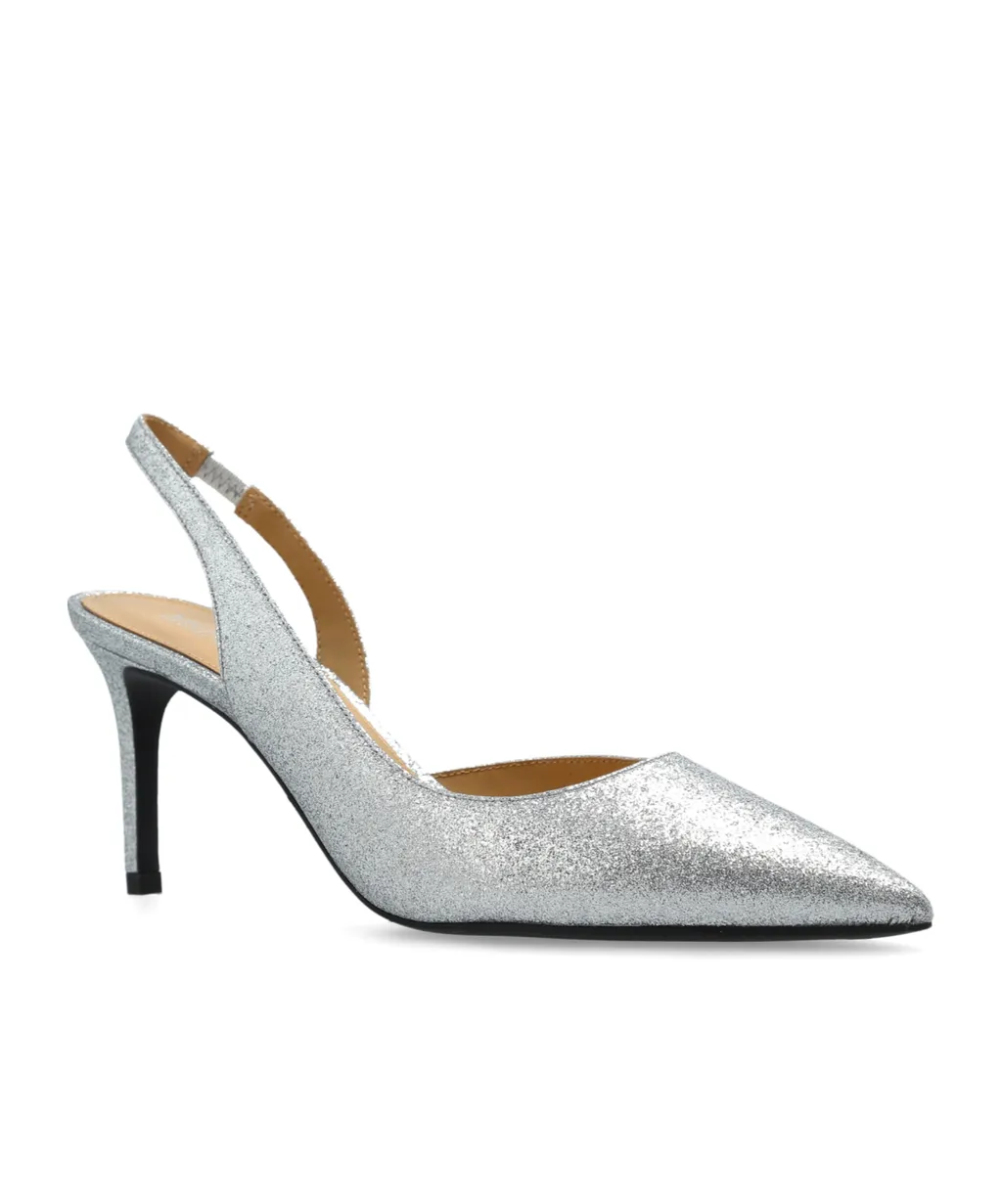 Michael Michael Kors Alina Glitter Pointed Toe Pumps