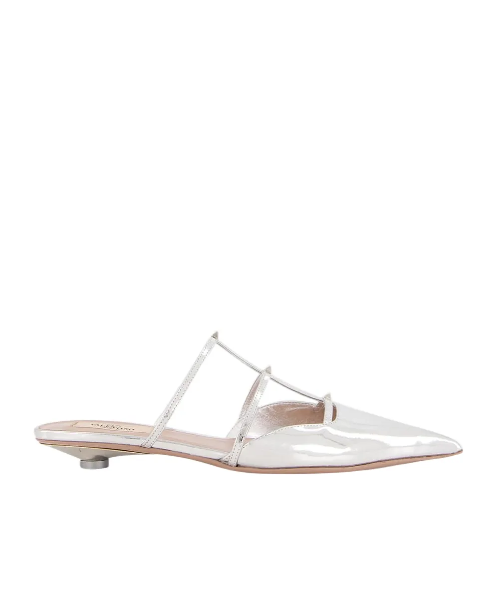 Valentino Garavani Rockstud Pointed Toe Mules