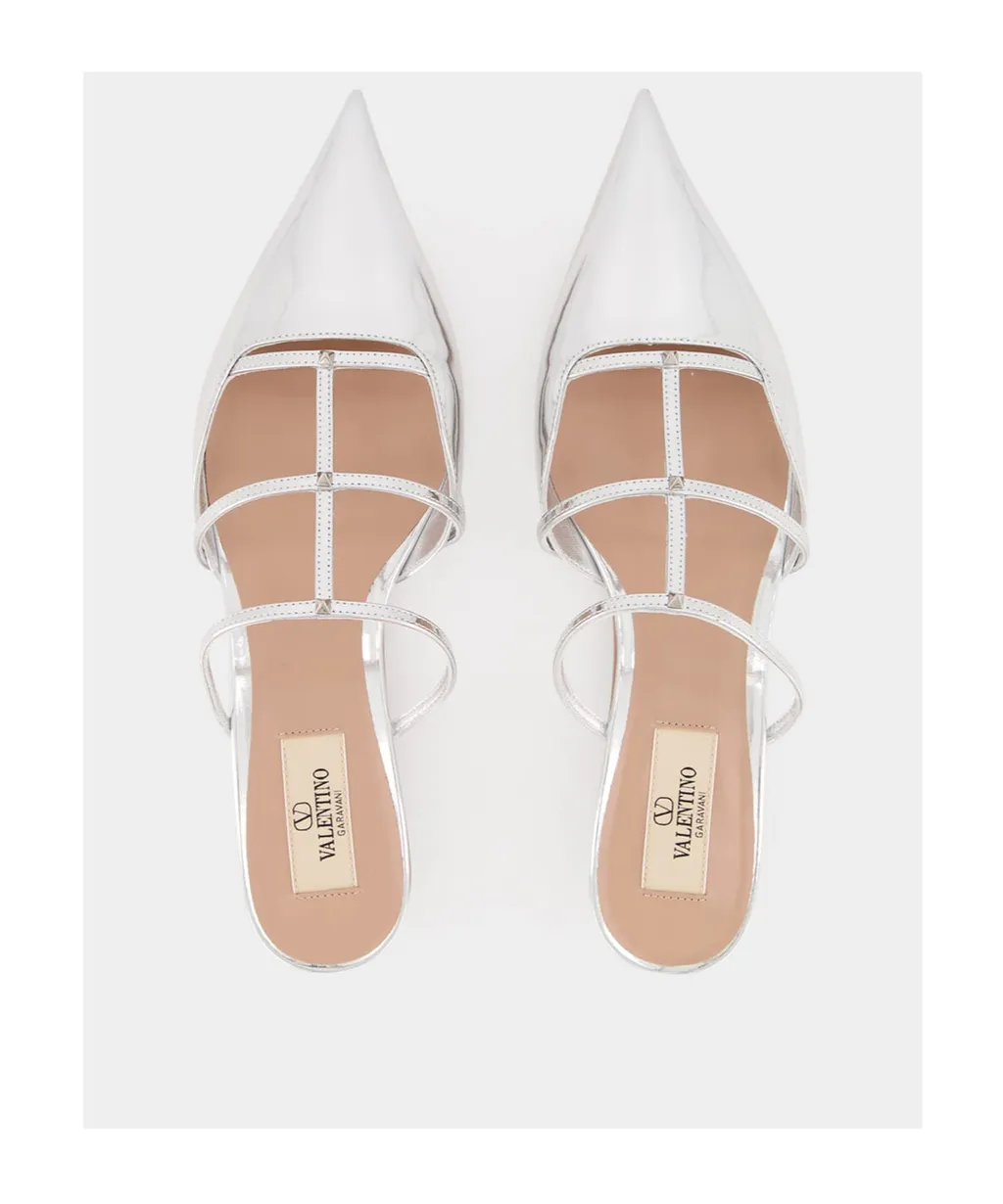 Valentino Garavani Rockstud Pointed Toe Mules