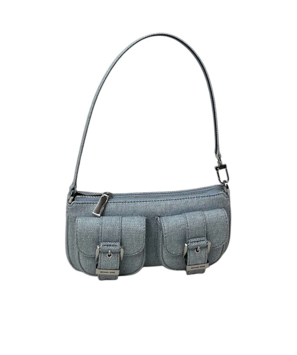 Michael Michael Kors Zoe Small Denim Pochette