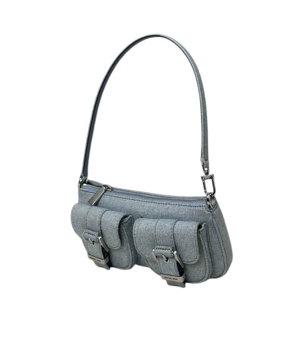 Michael Michael Kors Zoe Small Denim Pochette