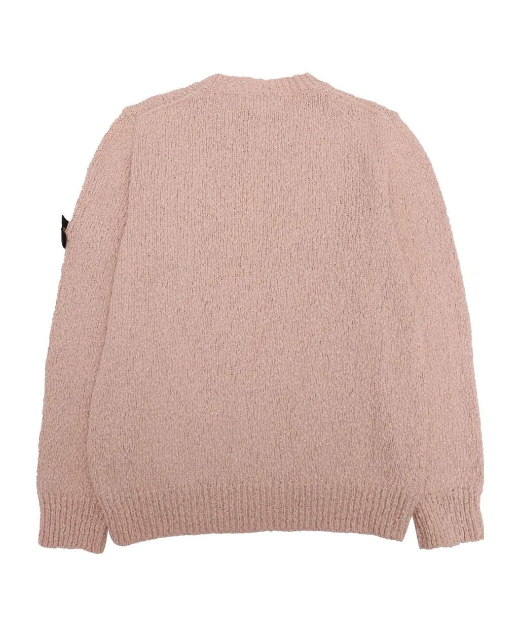 Stone Island Junior Logo Embroidered Crewneck Jumper