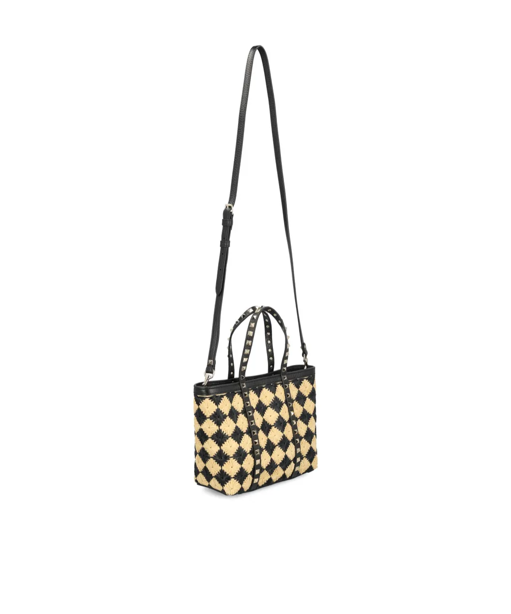 Valentino Garavani Rockstud All-Over Patterned Shoulder Bag