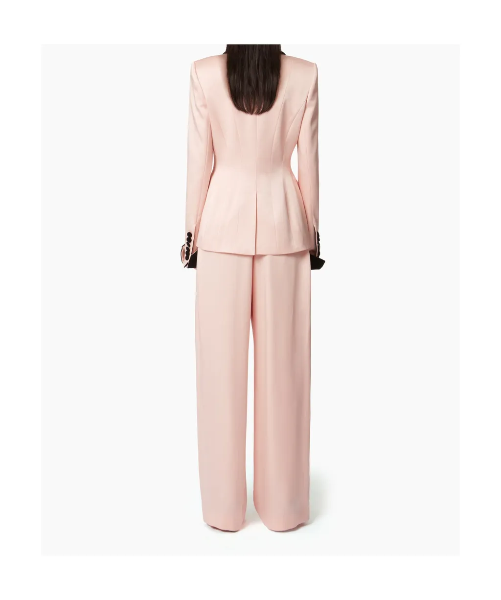 Nina Ricci Satin Pleated Trousers