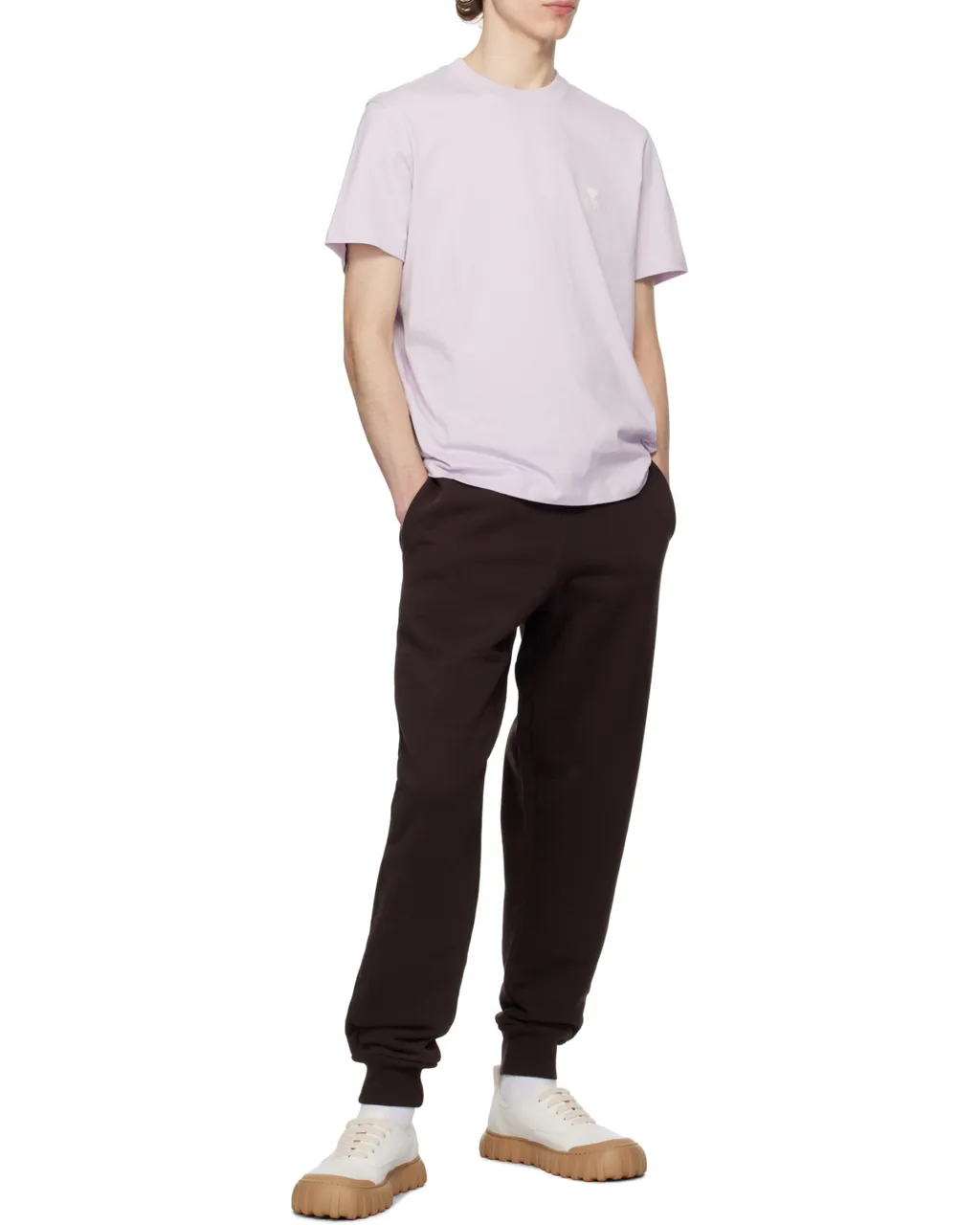 Drawcord Elastic Waist Sweatpants