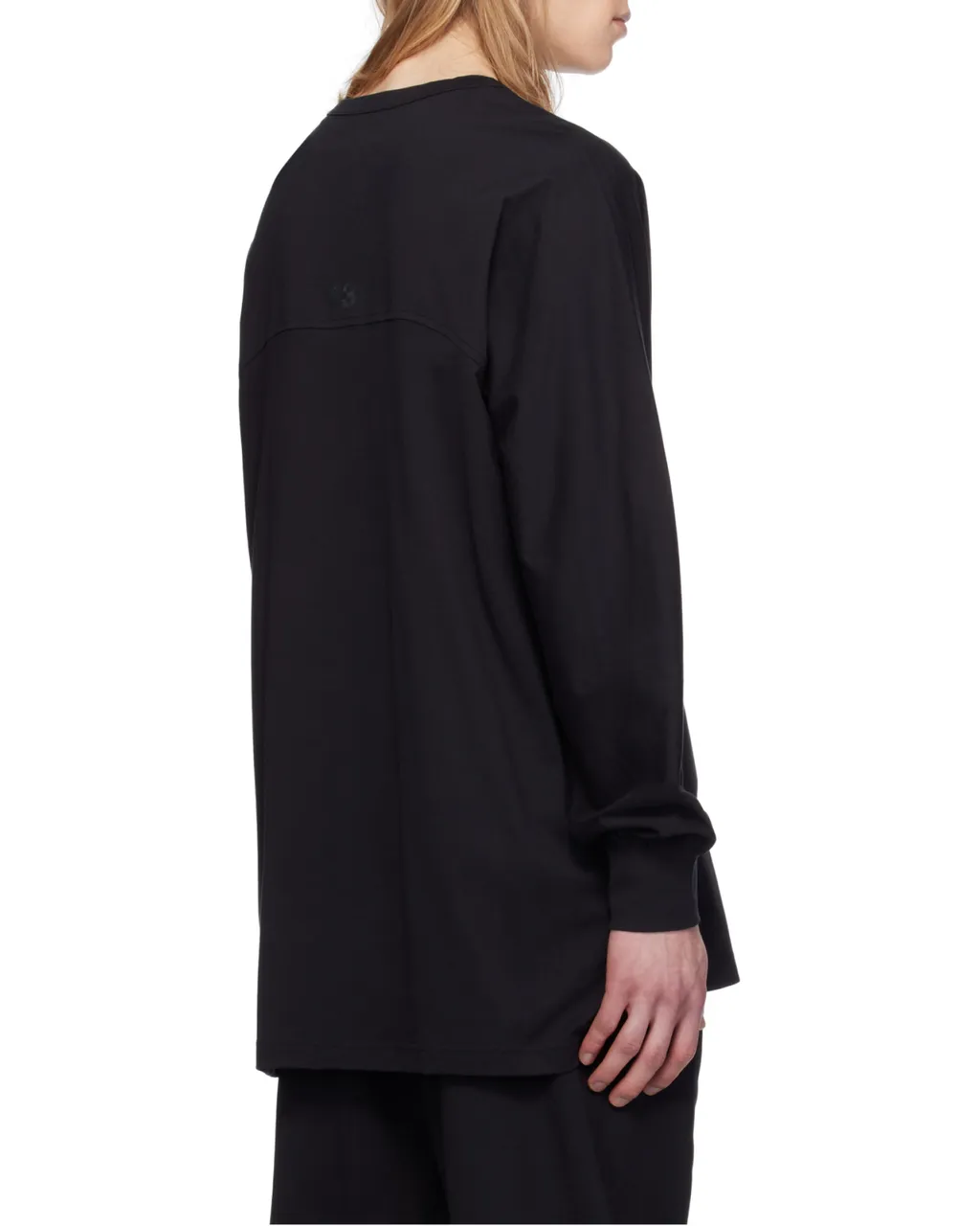 Y-3 3-Stripes Crewneck Long-Sleeved T-Shirt