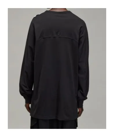 Y-3 3-Stripes Crewneck Long-Sleeved T-Shirt