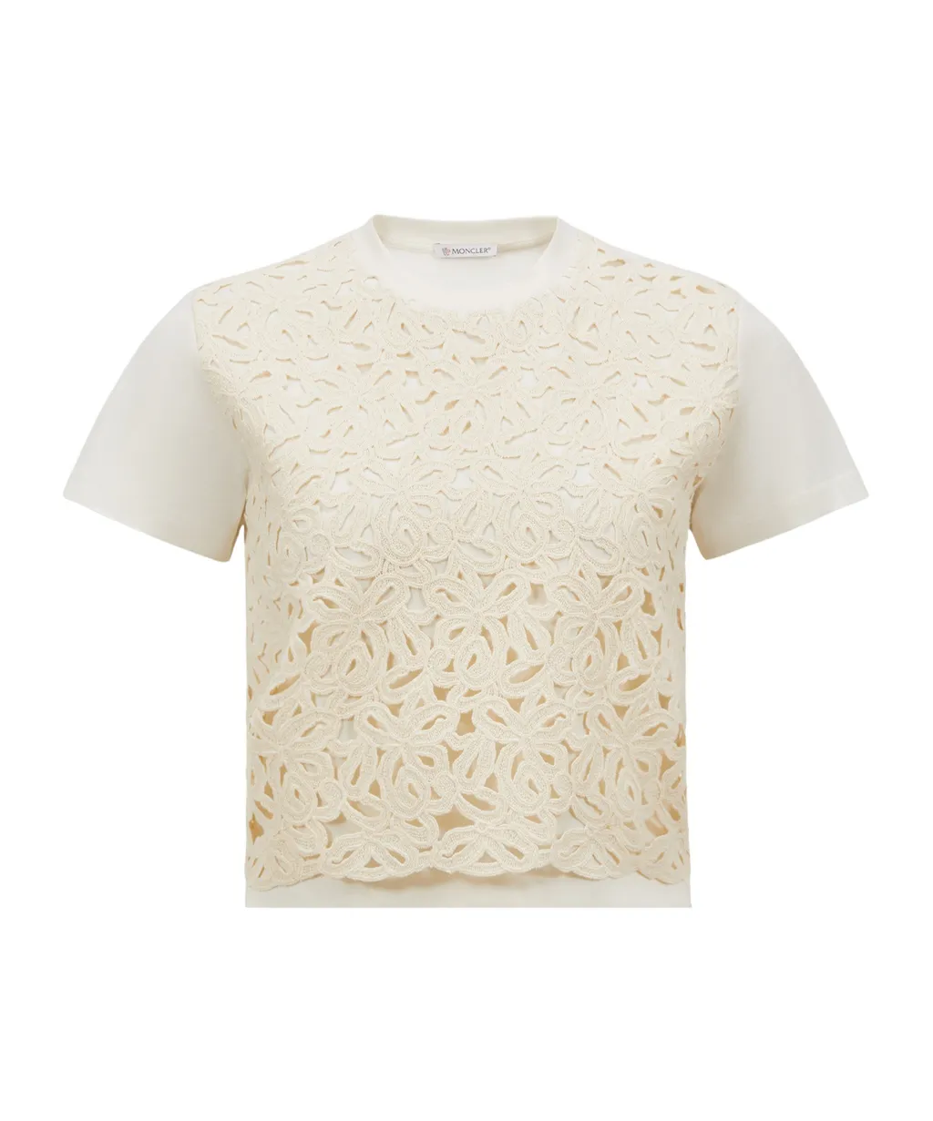 Moncler Macramé Crewneck T-Shirt