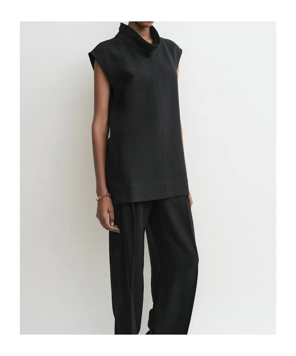 High-Neck Blouse