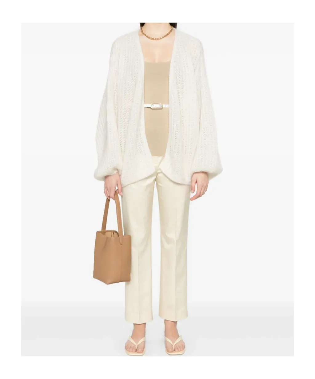 TotÊMe Pressed Crease Cropped Trousers