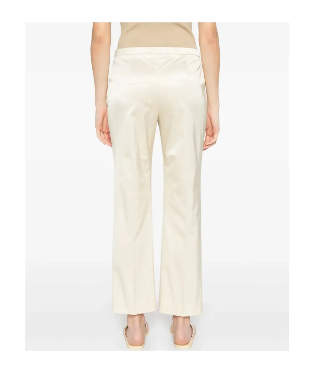 TotÊMe Pressed Crease Cropped Trousers